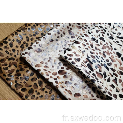 Tissu de canapé en velours en feuille de feuille à papier en tricot à 100% tissu